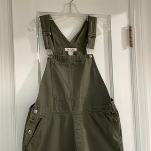 Cherokee overalls olive green medium